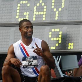 Tyson Gay, mejor marca estadounidense de los 100 metros lisos